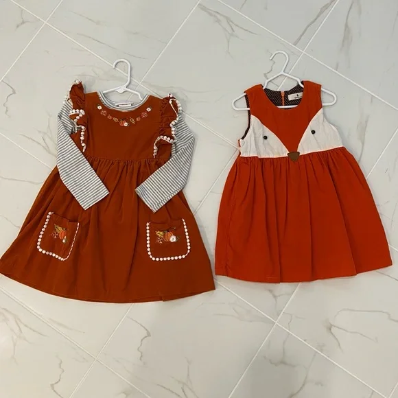 fall dresses 4t Floral Red Cottagecore Dress vintage 90s Grunge Style Dress main image 0